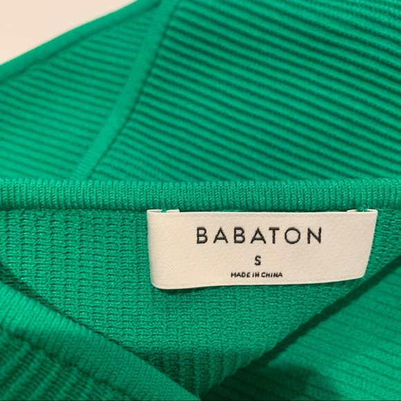 Aritzia Knit Scarf Top- Green - Picture 3 of 5